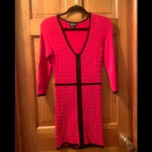 Bebe red bodycon dress